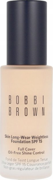 Fondatinë Bobbi Brown Skin Long-Wear Weightless Foundation SPF15, mbulim i plotë, 30ml, ngjyra Cool Sand