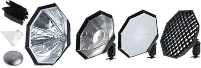 Softbox oktagonal Godox AD-S7, për shumë punë, me rrjetë honeycomb, i zi