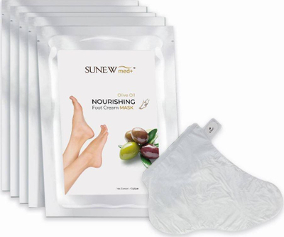 Maskë për këmbë Sunewmed+ ushqyese, me vaj jojoba edhe ekstrakt ulliri
