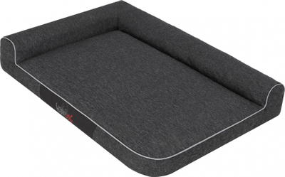 Shtrat për qen Hobbydog Bed Best, madhësia XL, material eco-linen, i zi