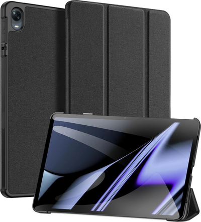 Këllëf tablet Dux Ducis Domo për Oppo Pad 11, me mbajtëse, Smart Sleep, i zi