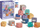 Blloqe sensoriale Woopie Soft Sensory Blocks Animals, set me 12 copë, për foshnje 12+ mujsh, shumëngjyrëshe