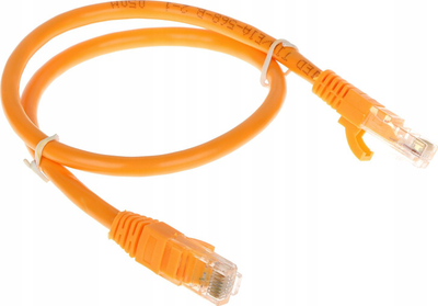 Kabllo rrjeti Level CAT6 UTP RJ45-RJ45, 0.5m, portokalli
