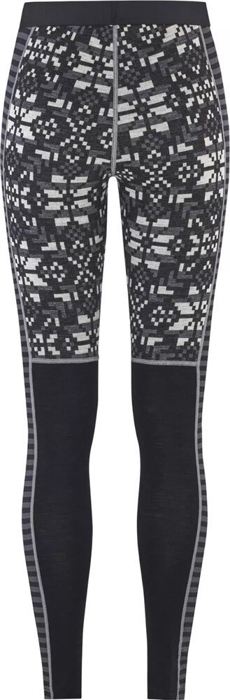 Geta termo Kari Traa Else Merino, 100% lesh Merino, për goca, gri e zezë
