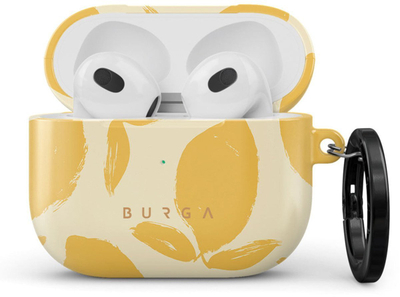 Mbrojtëse kufjesh Burga Lemon Tart për AirPods Pro 3, TPU, e verdhë