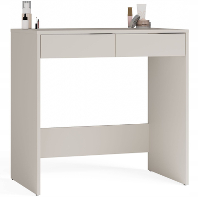 Tavolinë pune MARINA 2S, 2 sirtarë, Cashmere beige