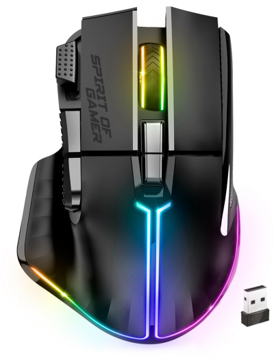 Maus gaming Spirit of Gamer PRO M5 Dark, pa tela, 8000 DPI, RGB, i zi