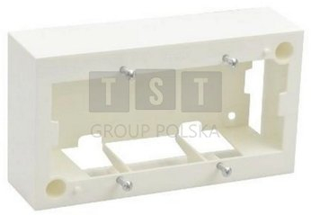 Adapter sipërfaqësor modular TST WP45X4566, 6 module, 45 mm, i bardhë