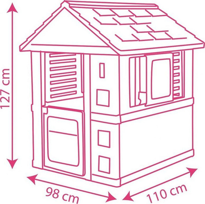 Lodër shtëpi Smoby Corolle Pink, plastikë