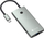 HUB USB C Techly Docking Station 6 in 1, HDMI 4K, Gigabit Ethernet, gri argjendtë