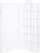 Kuti organizuese InLine, 18 ndarje, 207x110x27mm, transparente