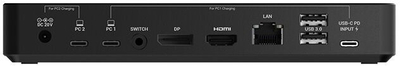 [OUTLET] Docking station i-tec USB-C/Thunderbolt Dual Display, KVM pro 2 PC, DP, HDMI, PD 65/100W