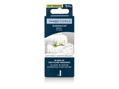 Rimbushës aromatik për veturë Yankee Candle Sidekick Fluffy Towels, 1 copë