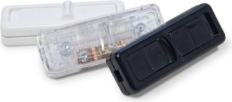 Лизгачки прекинувач Пластрол WS-1P/2.5A, 1-полен, 2.5A 250V, бел