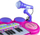 Pianino lodër Leantoys Keyboard, me mikrofon, me stol, shumëngjyrëshe
