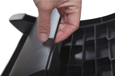 Mbështetëse këmbësh Maul 9012590, ergonomike, lartësi e rregullueshme, gri