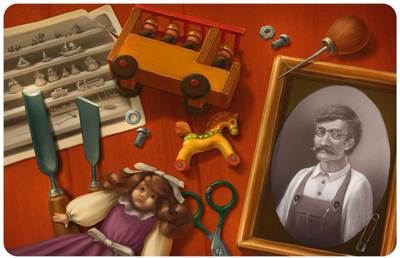 Lojë tavoline Portal Games Mysterious Manor Hidden Clues, me mister, për familje