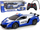 Makina e policisë me telekomandë Leantoys Police Racing, shkallë 1:16, me bateri, blu