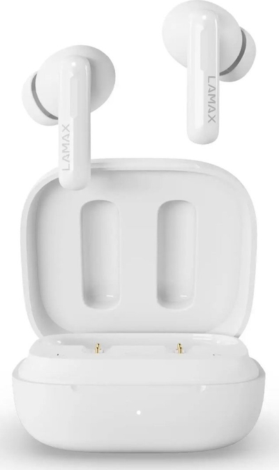 Kufje wireless LAMAX Clips1 Plus, in ear, ANC, të bardha