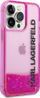 Këllëf telefoni Karl Lagerfeld KLHCP14LLCKVF, për iPhone 14 Pro 6.1", hardcase Liquid Glitter, rozë