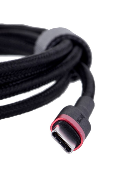 Kabllo karikimi Baseus CATKLF-G91, USB C, 60W 3A, 1m, e kuqe