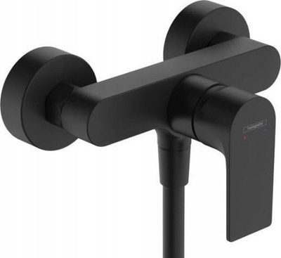 Bateri dushi Hansgrohe Rebris E 72650670, murale, 150 mm, e zezë mat