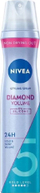 Llak flokësh Nivea Diamond Volume, 250 ml, për volum dhe shkëlqim