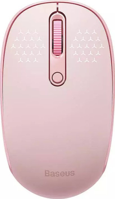 Maus wireless Baseus F01A, Bluetooth 2.4GHz, 1600DPI, rozë