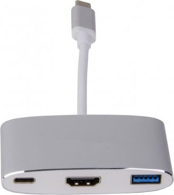 Përshtatës USB-C LMP USBC HDMI 4K, HDMI 4K, USB 3.0, gri