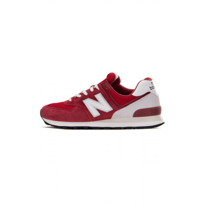 Atlete New Balance 574, të kuqe me të bardhë