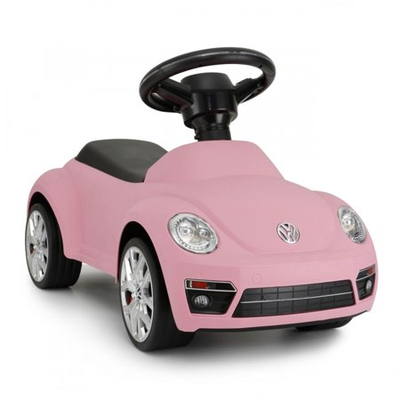 Makinë lodër Rastar Volkswagen Beetle Bingo, deri 20 kg, për kalamaj 18-36 muaj, rozë