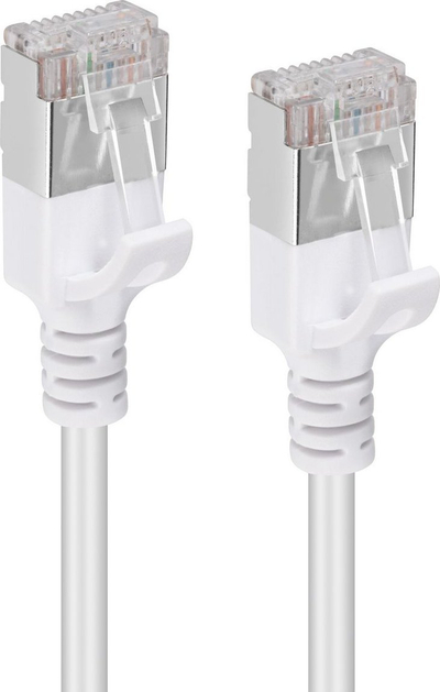 Kabllo rrjeti Microconnect V-FTP6A015W SLIM, Cat6a UFTP, 1.5m, e bardhë