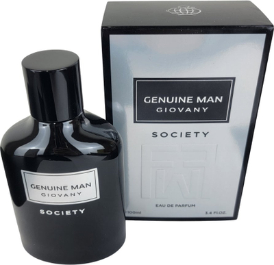 Eau de Parfum Fragrance World Genuine Man Giovany Society, 100ml