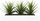 Vazo dekorative me bimë artificjale Aloe Vera, 3 fidane, 31x16x17 cm, jeshile