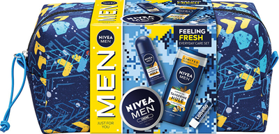 Set kozmetik Nivea Feeling Fresh Tangerine Mule, 250 ml + 150 ml + 50 ml + 4.8 g