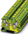 Bllok tokëzimi Phoenix Contact UT 4 QUATTRO PE, 4 dalje, 0.14 6mm², jeshile verdhë