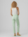 Pantallona VERO MODA VMZELDA Straight Fit, të gjelbër