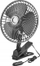 Ventilator për veturë LTC PS 12V, 6"
