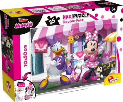 Enigmë e dyanshme Lisciani Minnie Mouse, 35 elemente