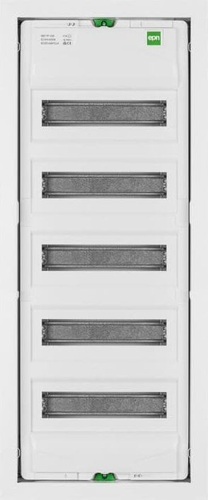 Kuti modulare shpërndarëse Elektro-Plast MSF RP 5X12, 5x12 module, IP30, e bardhë