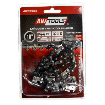 Zinxhir për sharrë AWTools 25cm 10 "3/8" 1.3mm 40-links CS250 (AW80100)