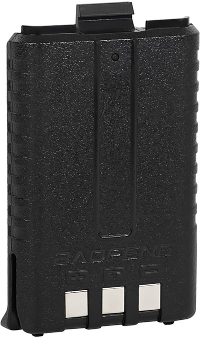 Bateri për radiotelefon Baofeng UV-5R, zëvendësuese, e zezë