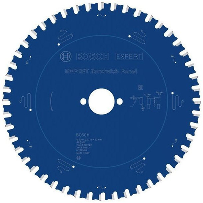 Teh rrethor Bosch Expert Sandwich Panel 2608902131, 48 dhëmbë, metal, blu