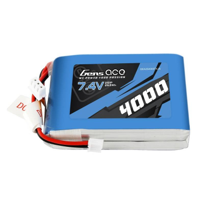 Bateri Li-Po Gens Ace G2S4000-EH, 7.4V, 4000mAh, blu