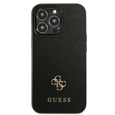 Futrollë Guess GUHCP13LPS4MK për iPhone 13 6.1\", e zezë