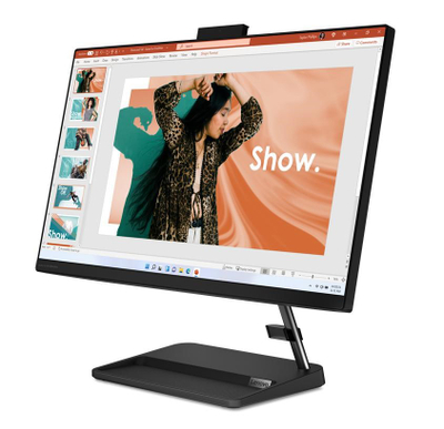 Kompjuter All-in-One Lenovo IdeaCentre 3 - Intel Core i5-12450H, 16GB RAM, 512GB SSD, 23.8", Full HD, Wi-Fi 6, i zi