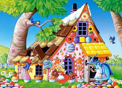 Puzzle Castroland Hansel and Gretel (1118443), 120 elemente