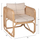 Kolltuk Wendy 73x72x84Hcm (HM9816), bardhë