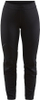 Pantallona sportive për goca Craft Glide FZ, softshell, me zinxhir anash, të zeza