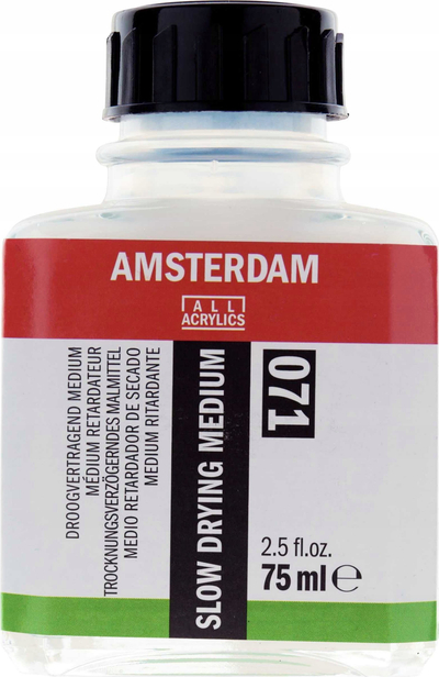 Medium akrilik Amsterdam 071 Slow Drying, 75ml, transparent
